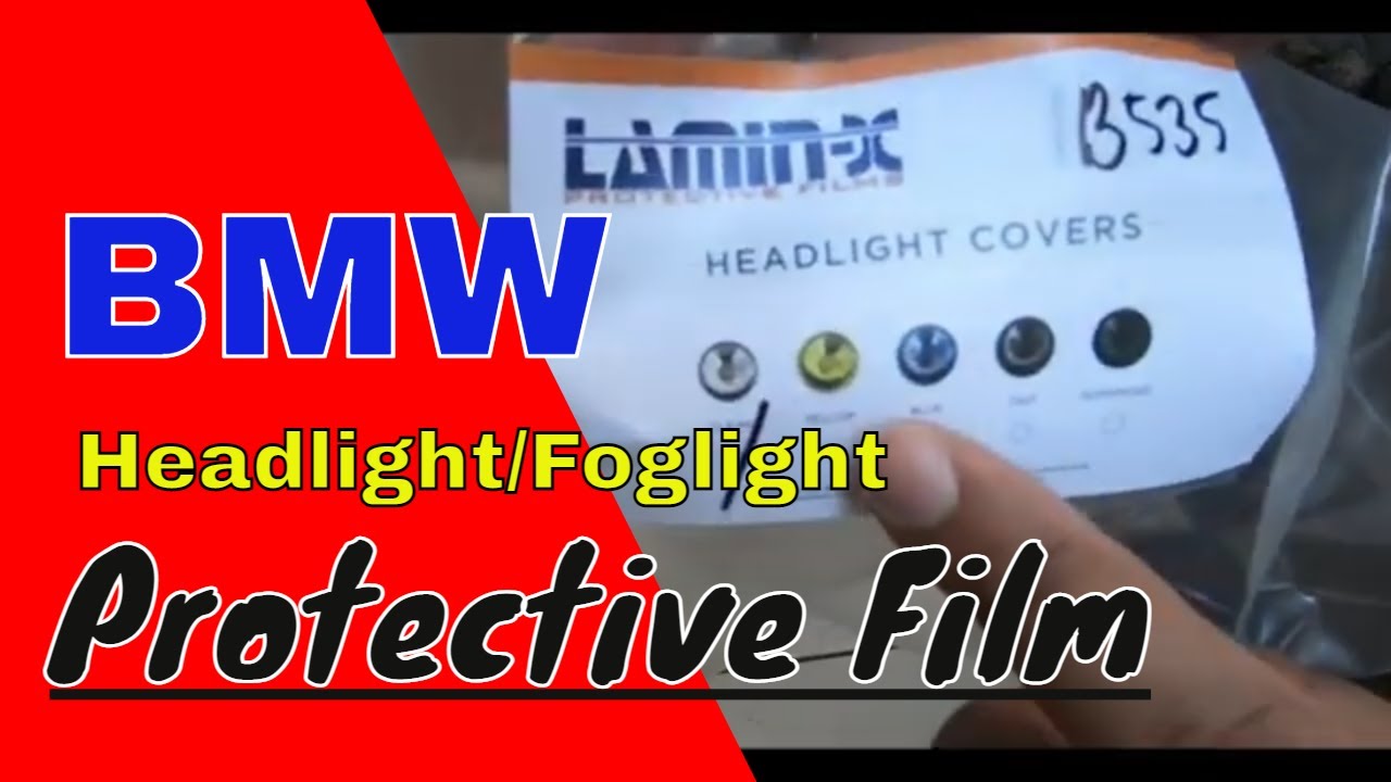 BMW F10 535i Lamin-X Headlight and Fog light Film