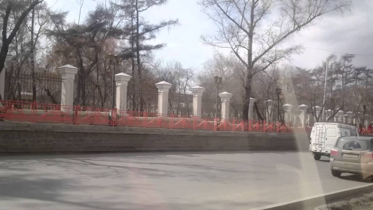 Поездка по Иркутску. На трамвае)))))