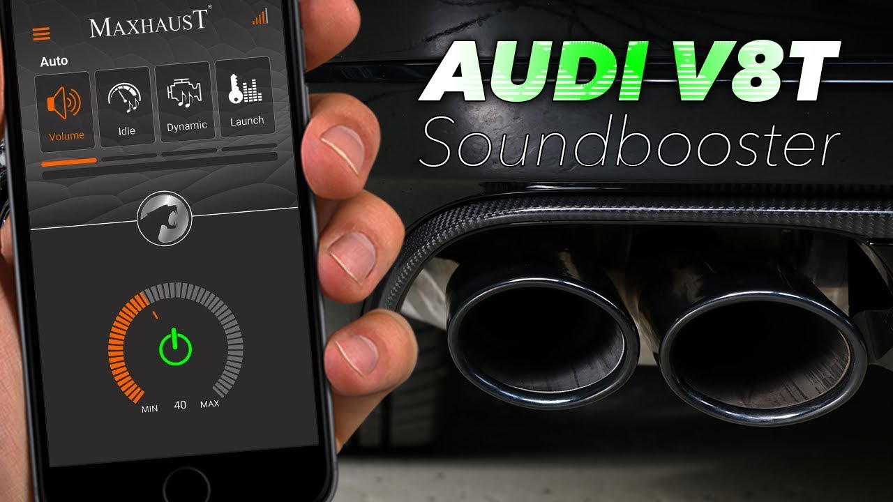 Individuelles Profil erstellen - Audi S8 V8T by Maxhaust Soundbooster