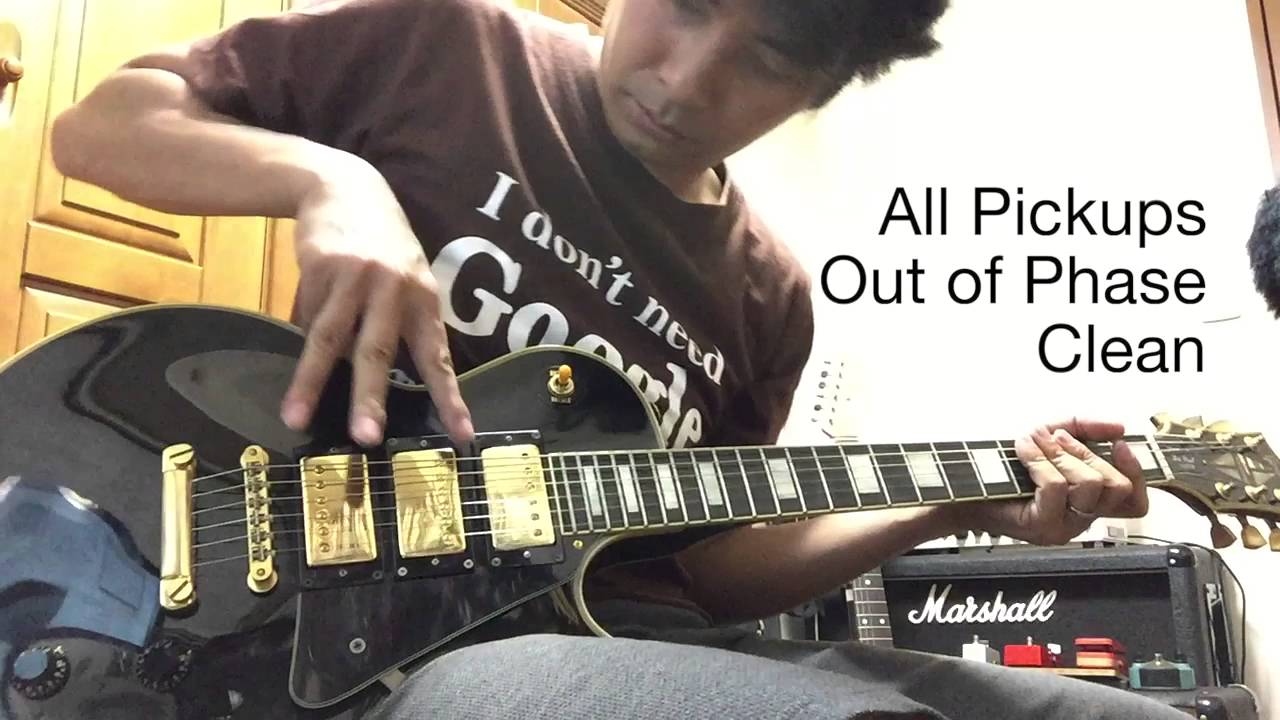 My original 3 Pickup Les Paul sounds, controls and wiring.
