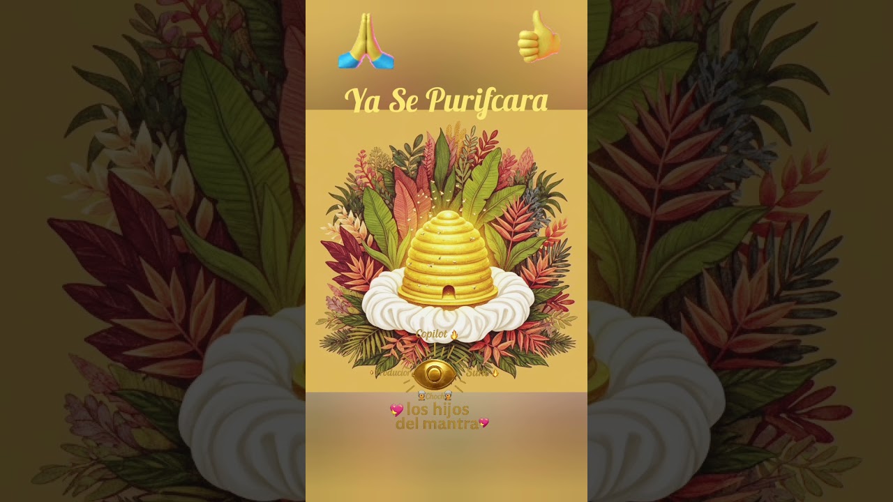  🙏 Ya Se Purifcara 👍 fusión, ritual, testimonio, legado 🧑‍🍳@los hijos del mantra 🔥