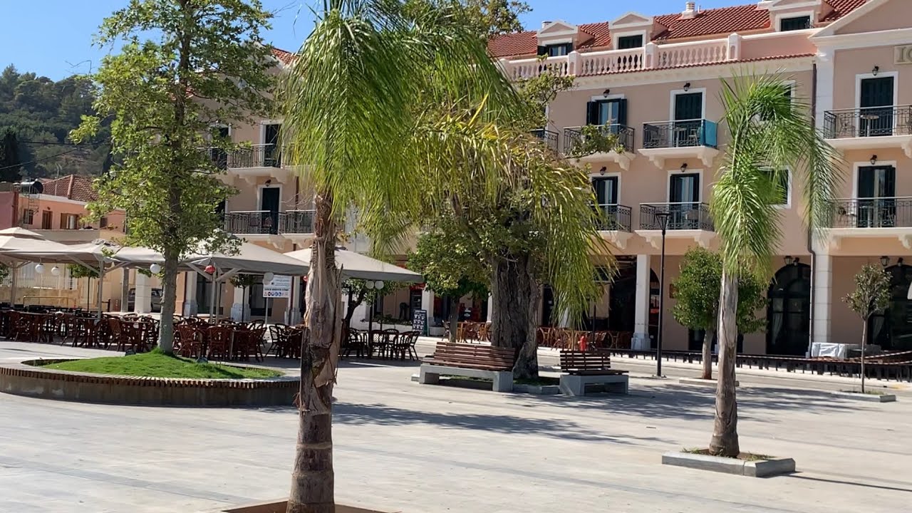Argostoli , Kefalonia , Greece the central square