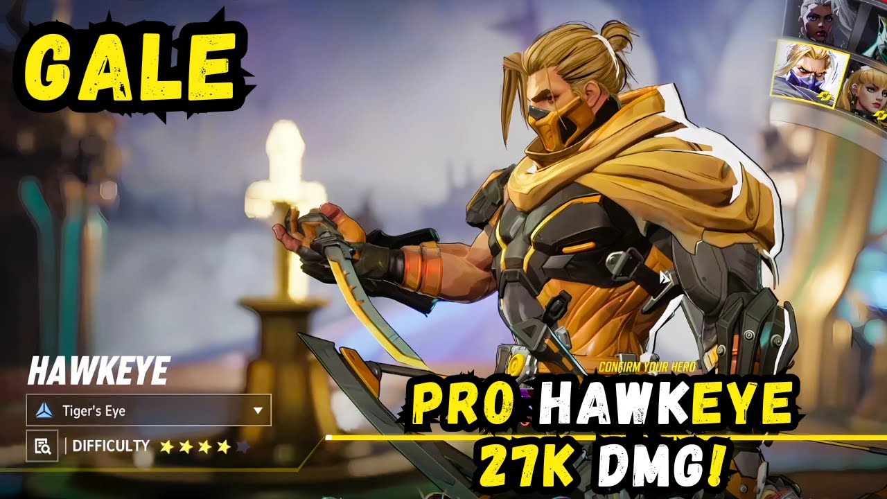 MVP🔥! GALE - PRO HAWKEYE GAMEPLAY - MARVEL RIVALS RANK 1 DUELIST!