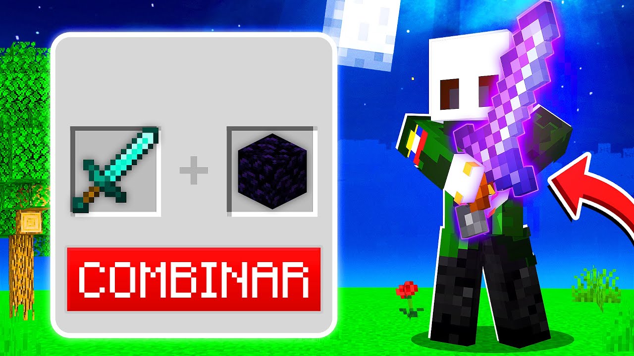 podemos COMBINAR OBJETOS en Minecraft