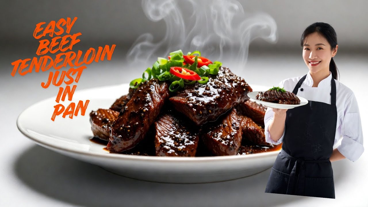 Black Pepper Beef Tenderloin | Step By Step Method | Easy Steps without Reverse-Sear Direct in Pan