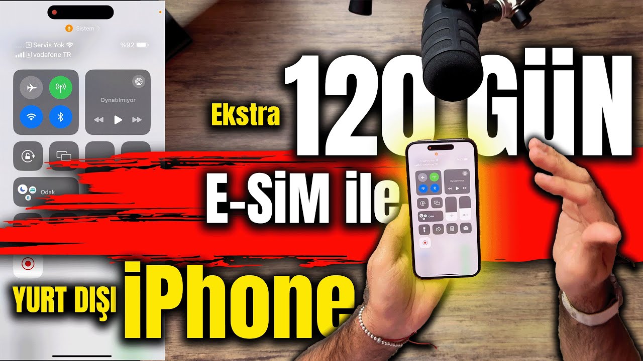 Yurtdışı iPhone İMEİ KAYDI olmadan E-SİM ile ekstra 120 gün nasıl kullanılır?
