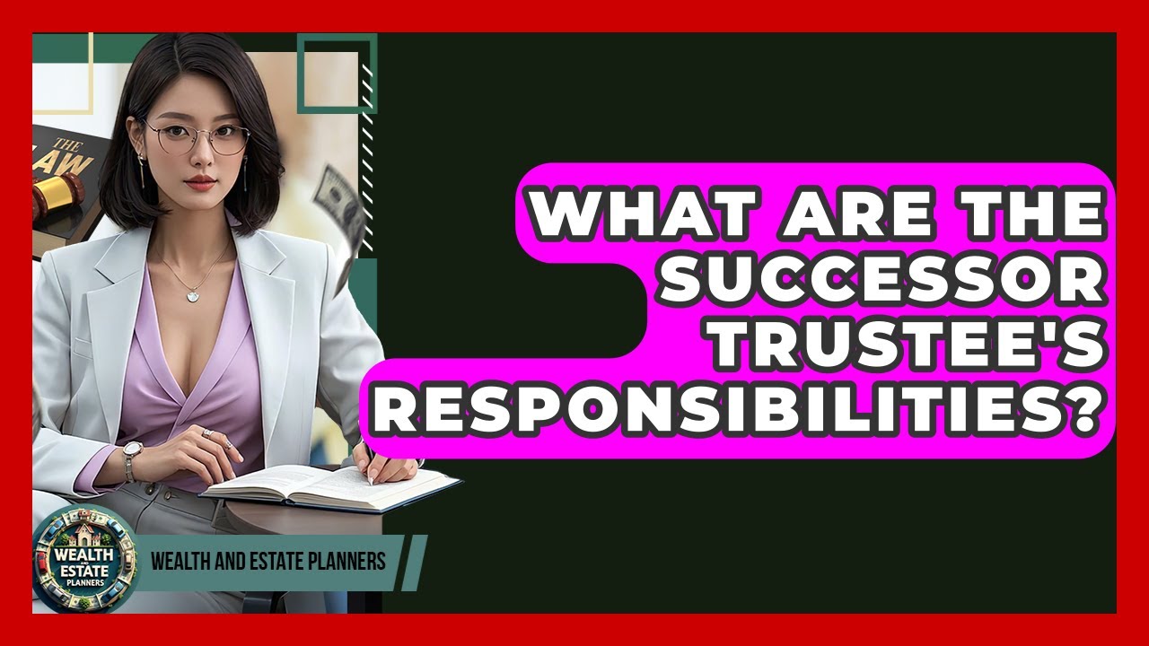 What Are The Successor Trustee's Responsibilities? - Wealth and Estate Planners