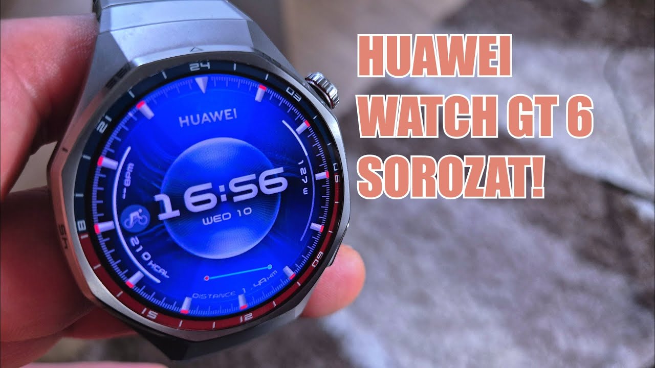 Az okosórák luxus sportautója! Huawei Watch GT6 Pro