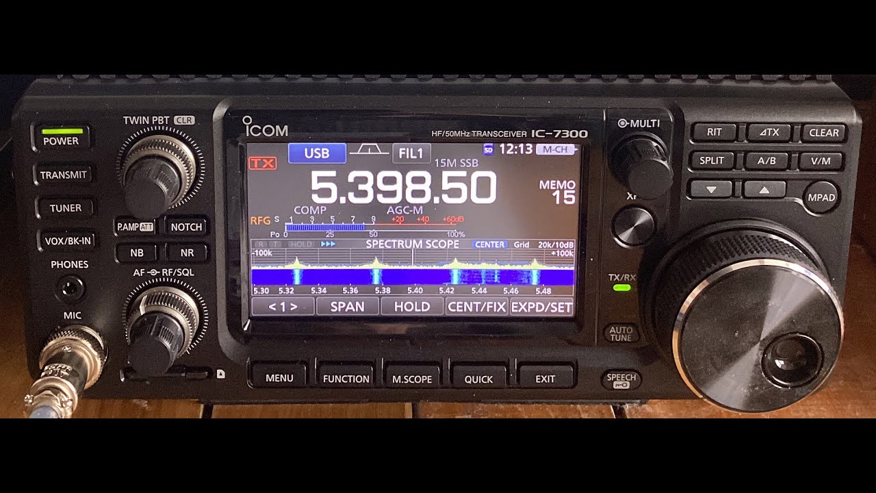 G4NSJ - Noise on 60 metre band 5MHz amateur ham radio