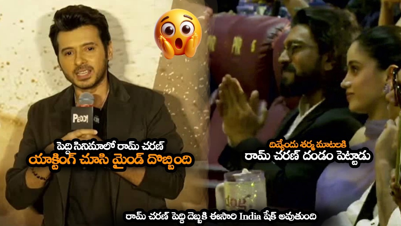 రామ్ చరణ్ యాక్టింగ్ చూసి మైండ్ దొబ్బింది || Divyendu Sharma Goosebump Words About Ram Charan Acting