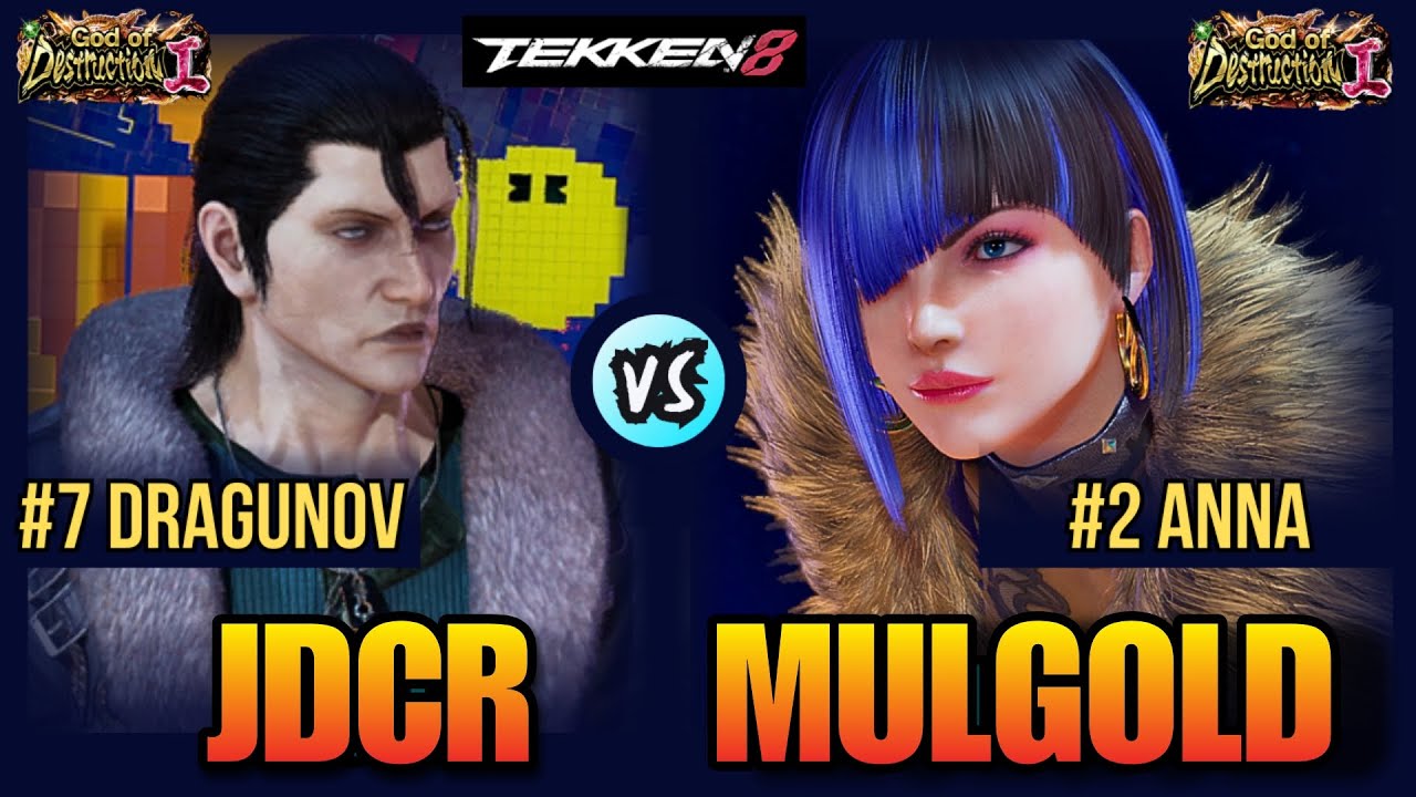 JDCR (#7 Ranked Dragunov) vs MULGOLD (#2 Ranked Anna) - Tekken 8 Gameplay + Frame DATA