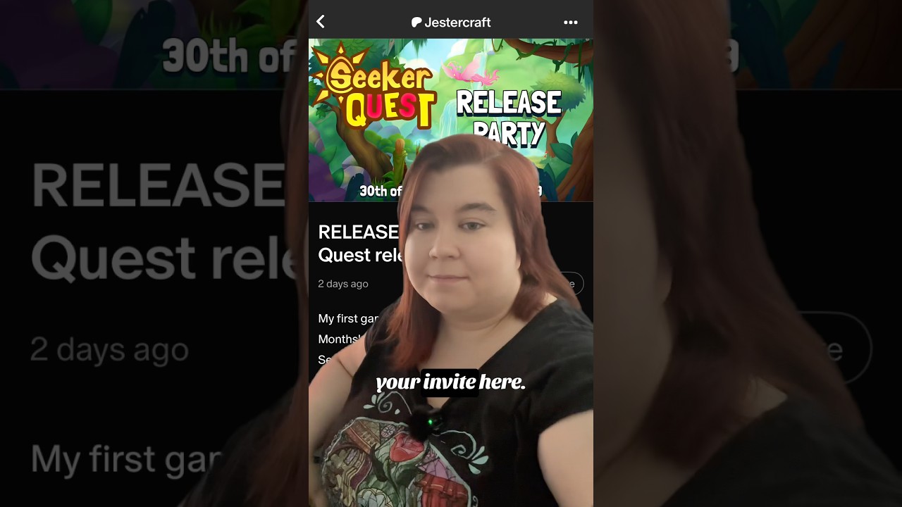 Seeker: Quest release party invites are here! Become a patreon to get your way in #solodev #game