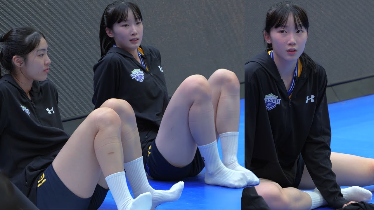 최호선, 최서현 선수 231018직캠 마무리 스트레칭 현대건설 (Choi Hoseon,Choi Seohyun Player 231018Fancam stretching Hyundai)