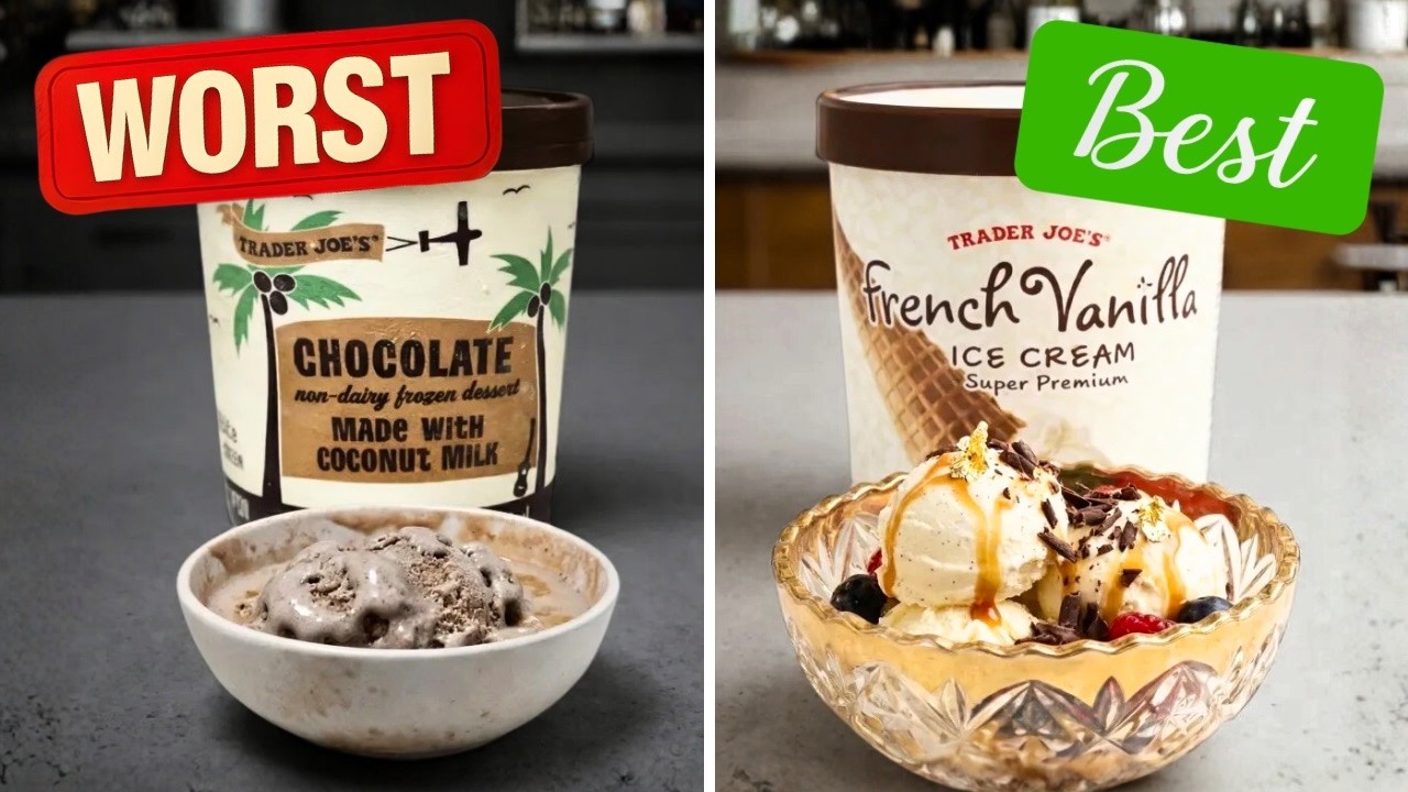 10 Popular Trader Joe's Ice Cream RANKED Worst to Best