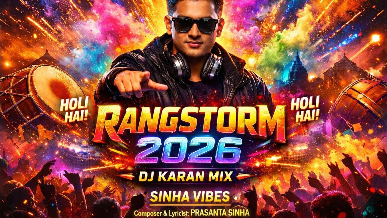 Rangstorm 2026 – DJ Karan Mix | Holi Special Song 2026 | Sinha Vibes | Prasanta Sinha