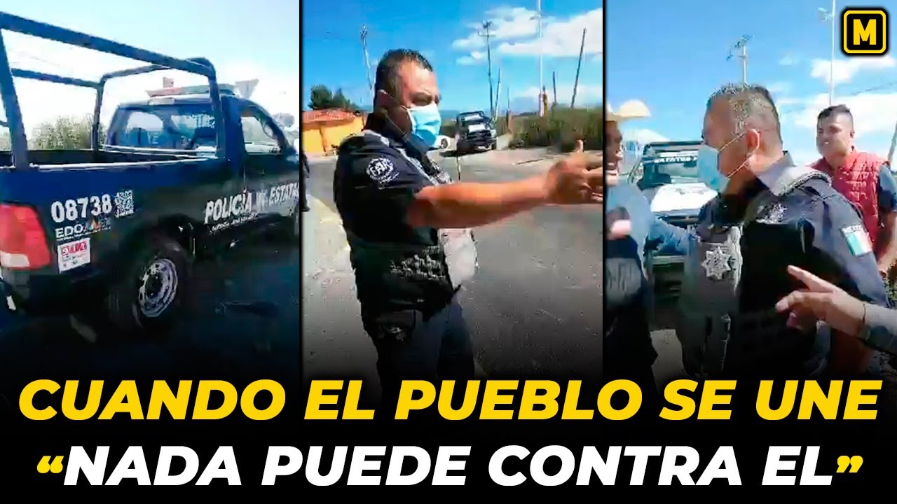 Cuando el pueblo se une todo se puede, ¿Estatal haciendo función de Vialidad?