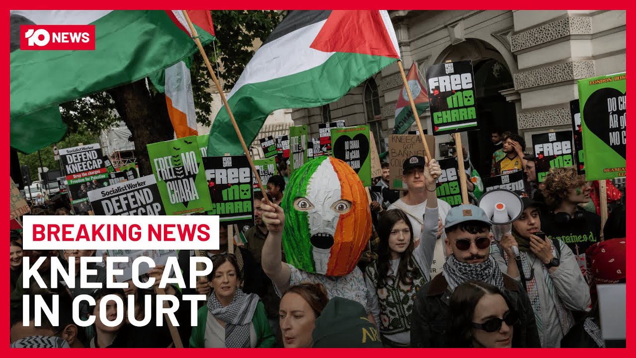 Irish Rapper From Kneecap In Court To Face Terrorism Charges Over Hezbollah Flag | 10 News
