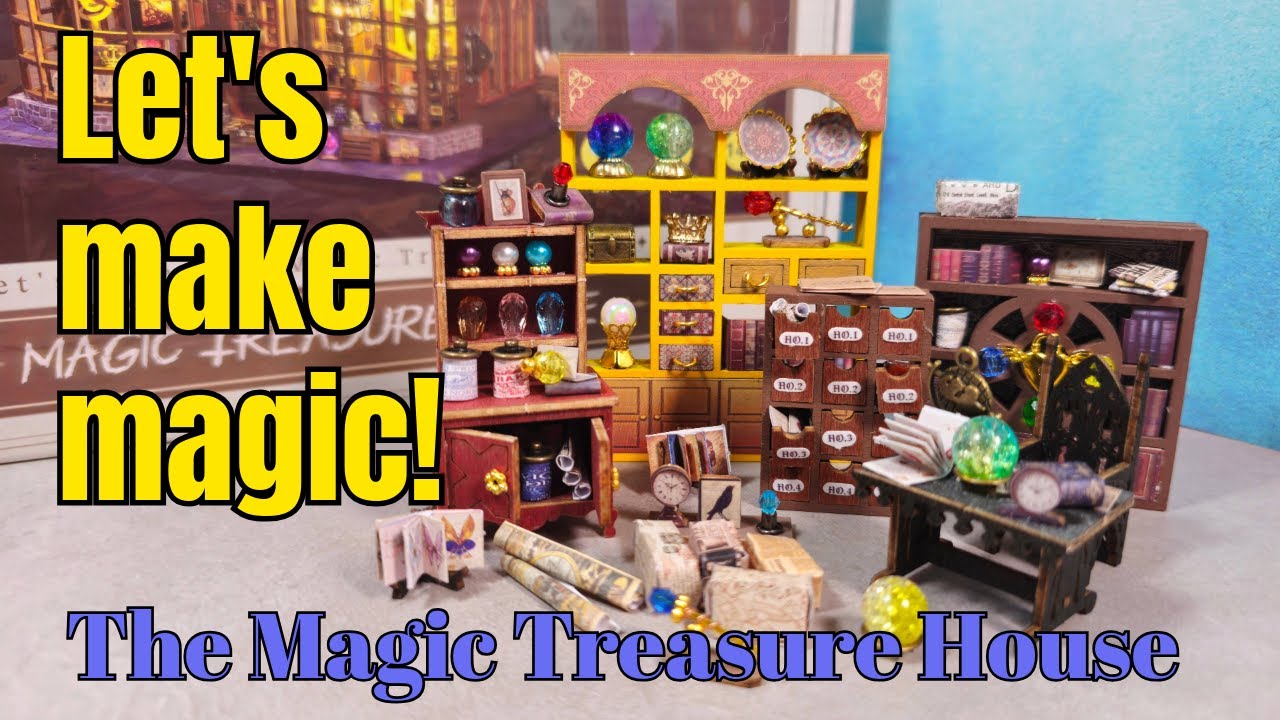 Starting a new kit! The Magic Treasure House: Magic book shelves! 🪄🔮🧙‍♂️