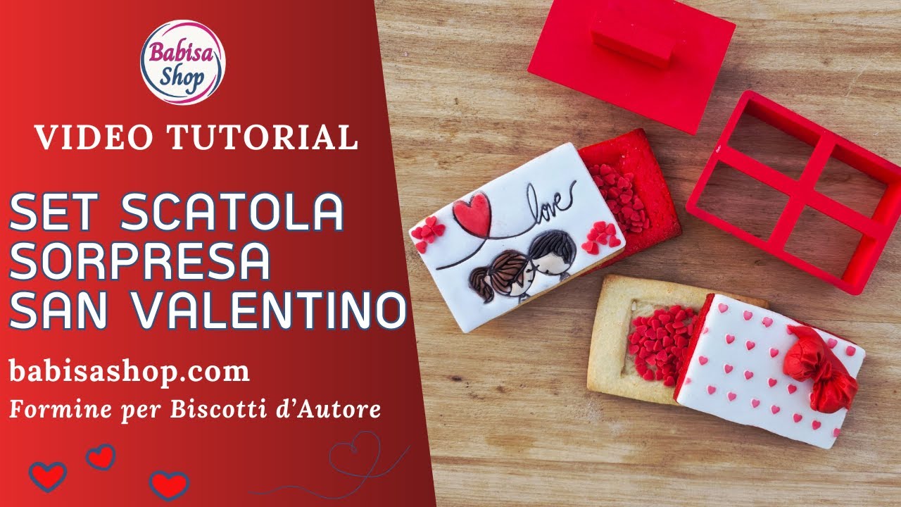 Biscotto Scatola sorpresa per San Valentino