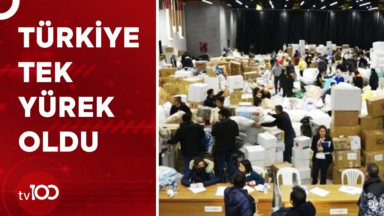 81 İlden Deprem Bölgesine Yardım Yağıyor | Tv100 Haber