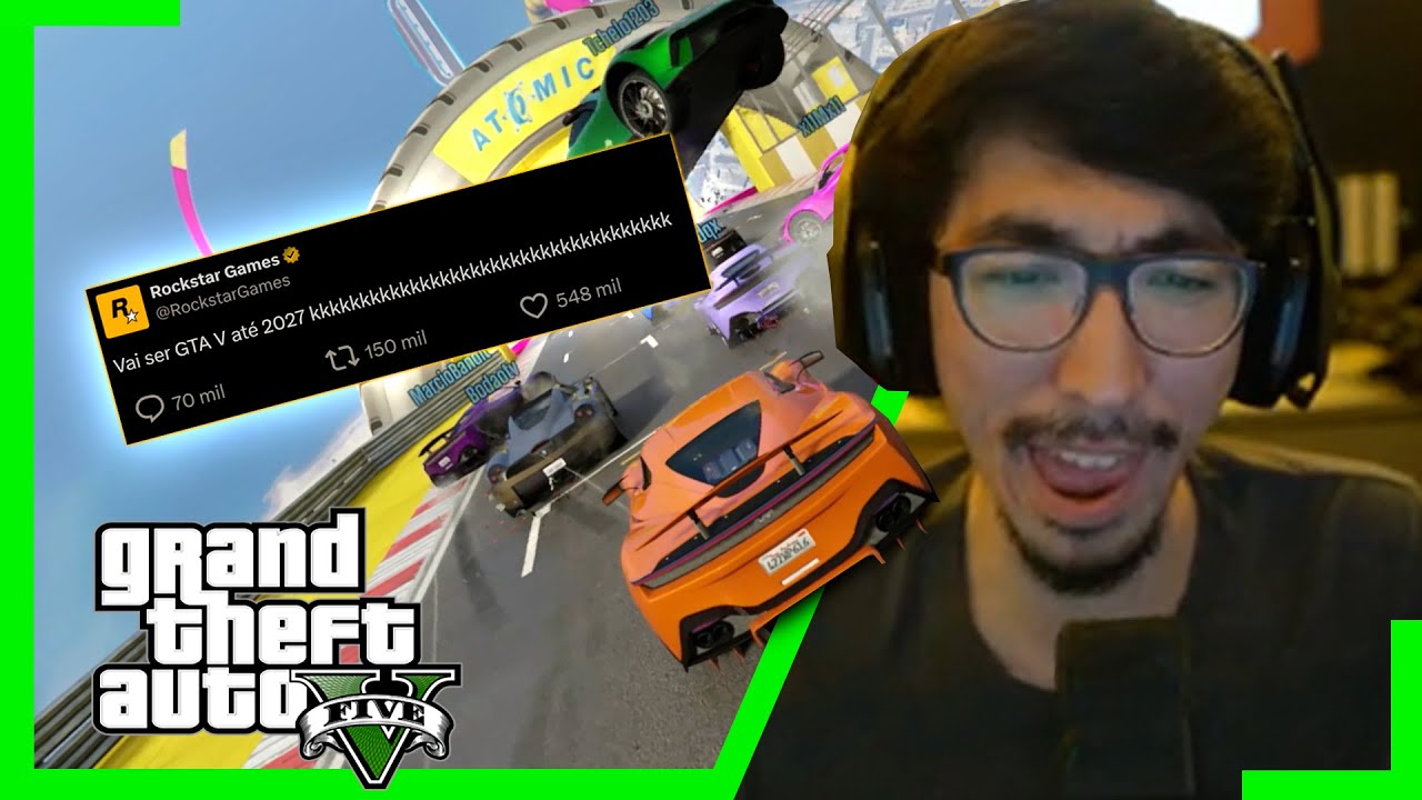 GTAzin RENOVADO até 2027!🤝 - GTA V Corridas Malucas #535