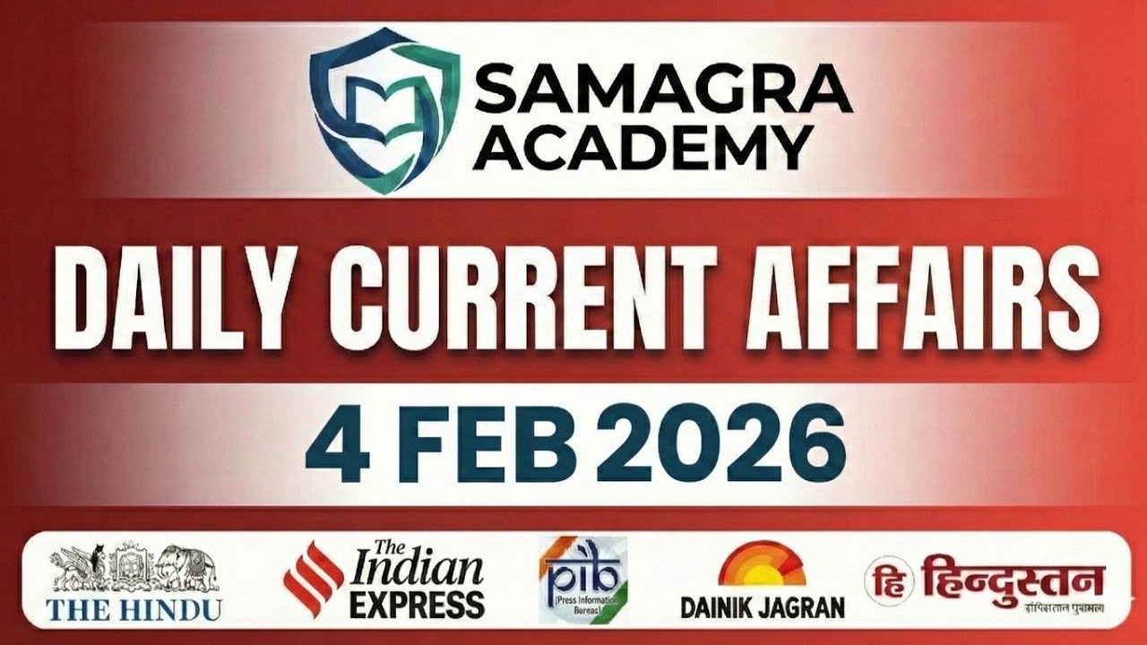 4 FEBRUARY 2026 | Most Important Editorials Explained | Hindu + Indian Express + Dainik Jagran