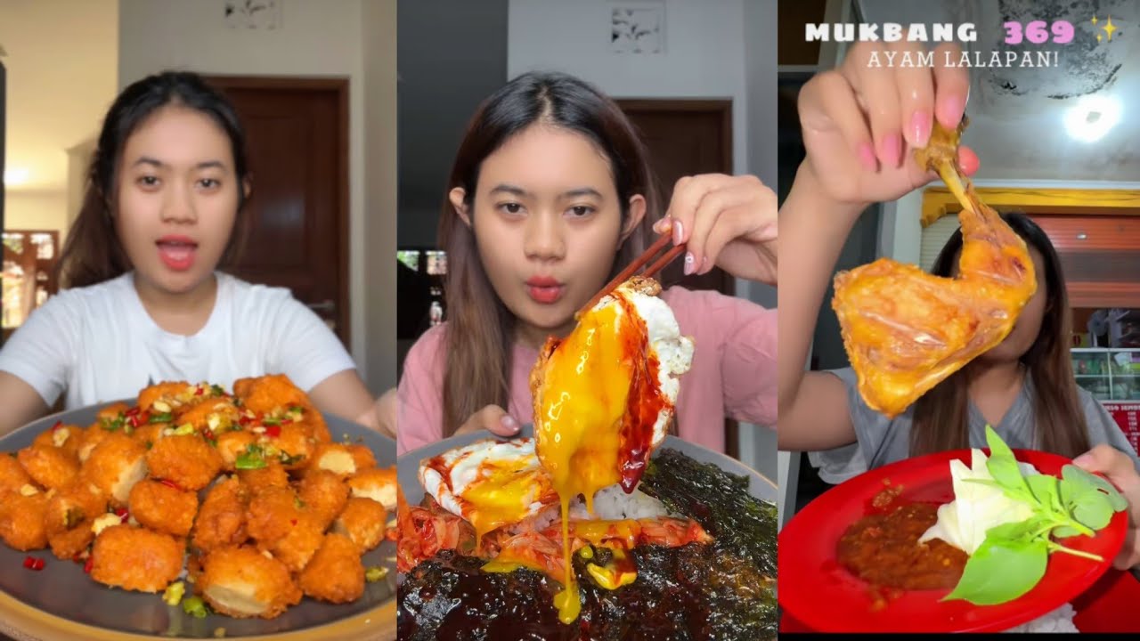 KOMPILASI TIK TOK HEY CANDRA MUKBANG |🍛🍝🍜🍗