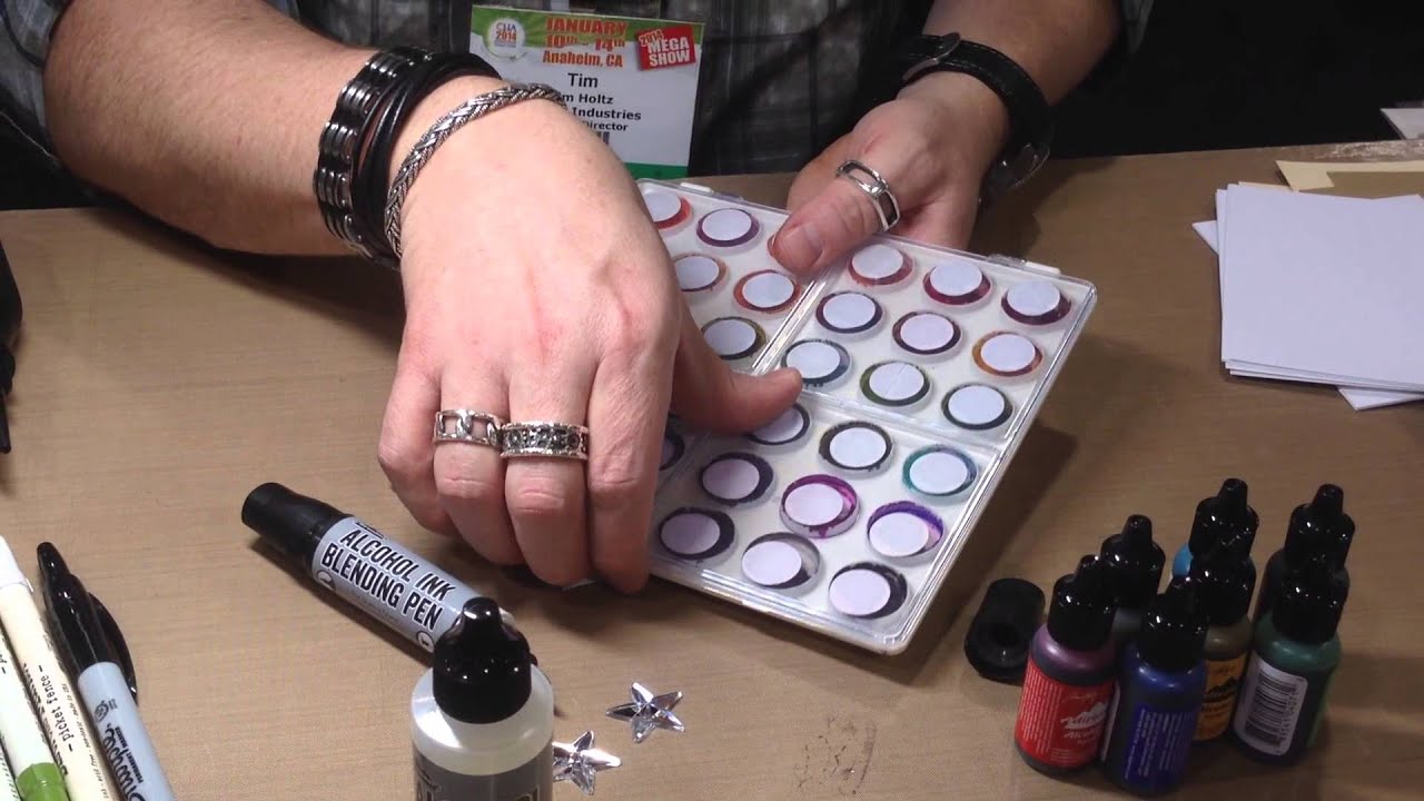 CHA 2014 - Ranger Ink - Tim Holtz New Adirondack Alcohol Ink Colors