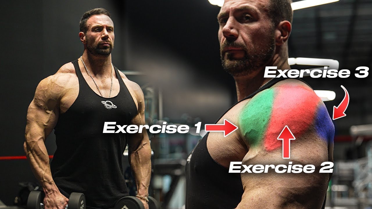 THE 4 BEST exercises for HUGE shoulders (IT&rsquo;S SIMPLE!)
