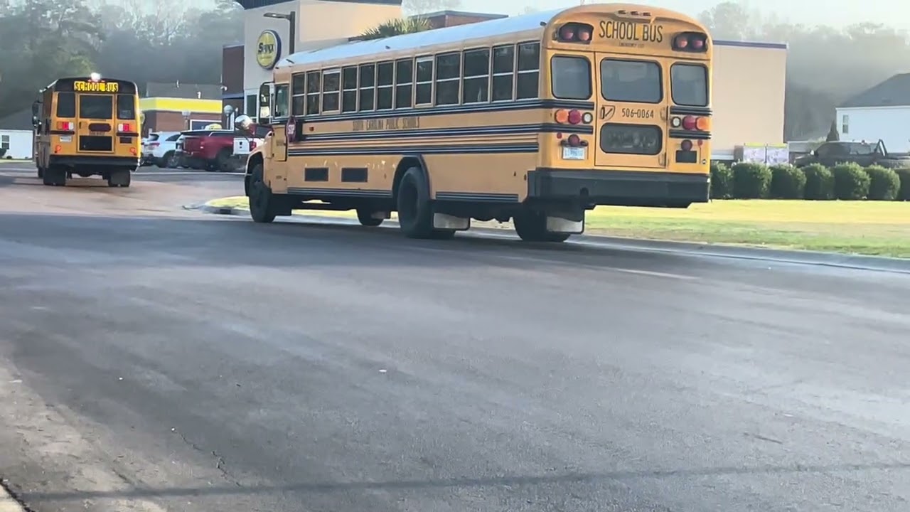 Buses leaving hang out spot 