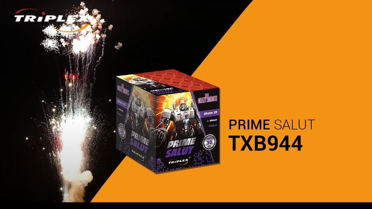 FAJERWERKI TXB944 25S 1.9'' BATERIA PRIME SALUT F3 TRIPLEX FIREWORKS