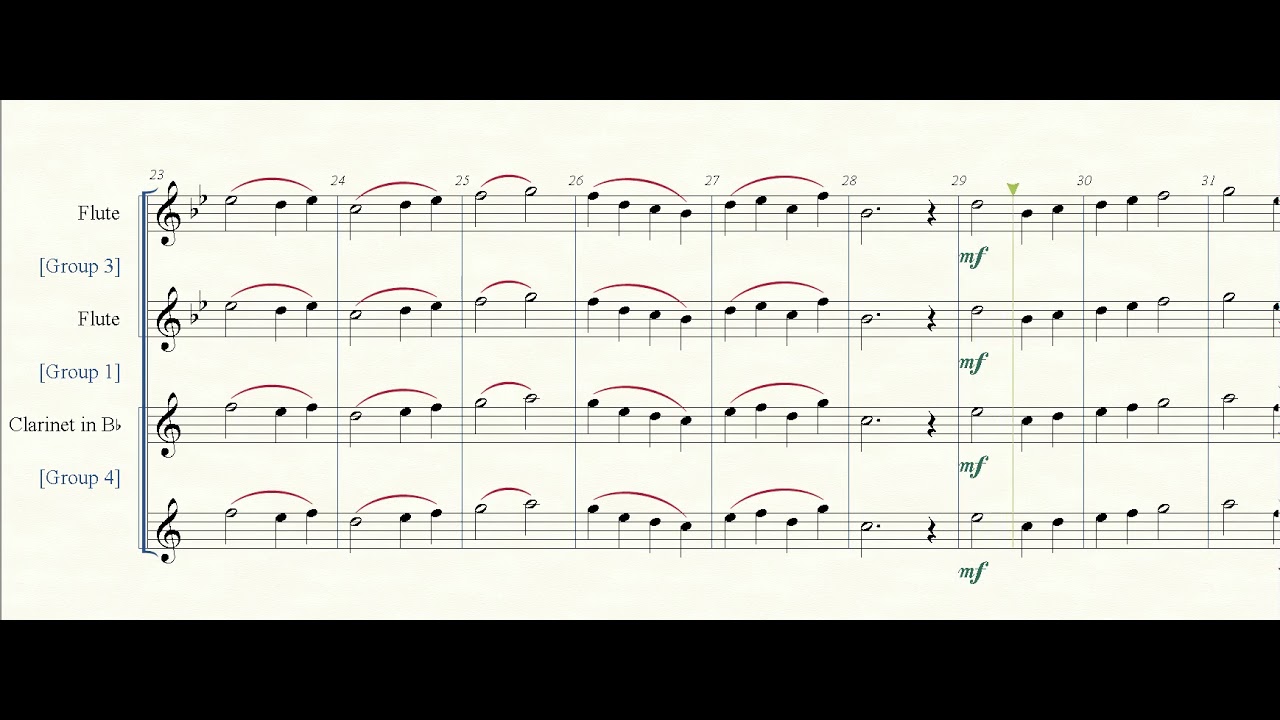 Royal Crown March fl and cl descant