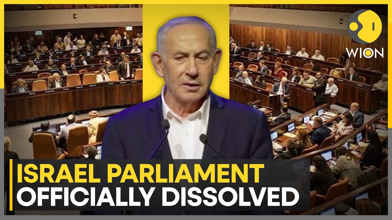 Israel Headed For October Election As Parliament Dissolved | WION News