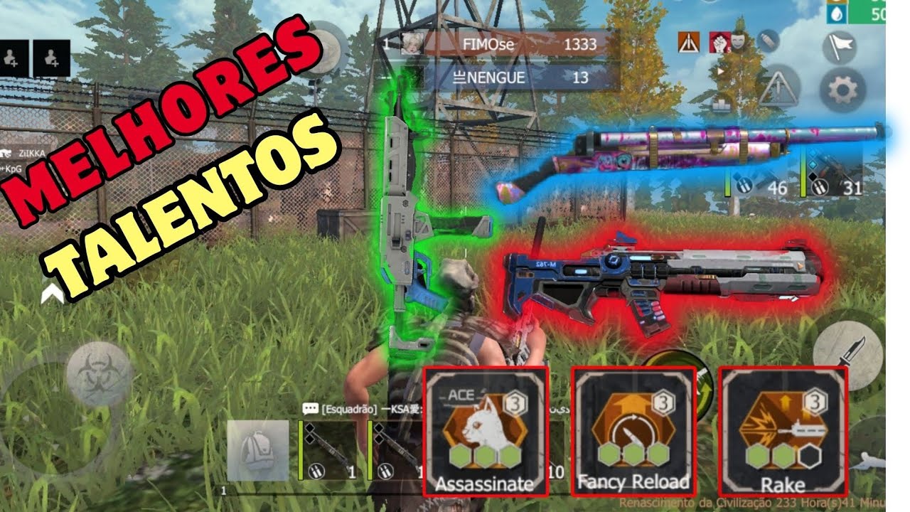 OS MELHORES TALENTOS DE PVP NO LAST ISLAND OF SURVIVAL