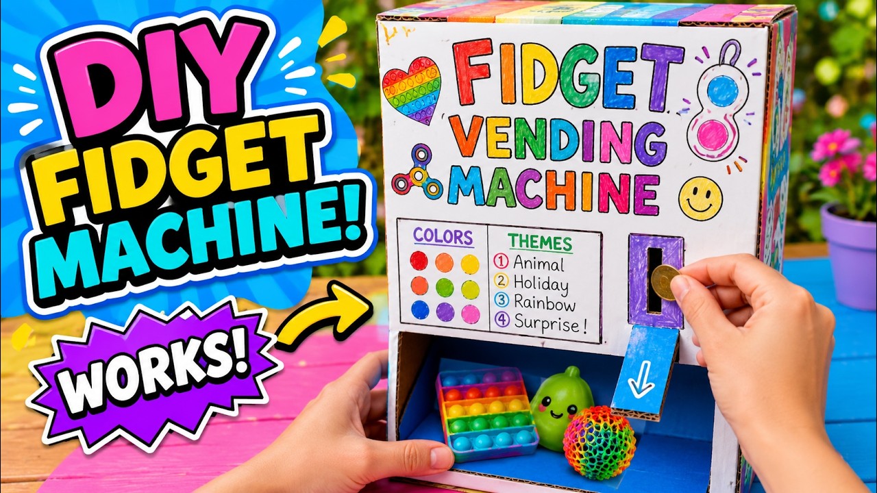 Как сделать торговый автомат Fidget!