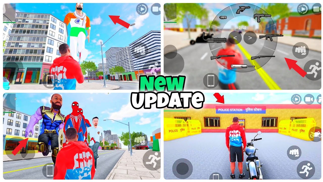 Indian Car Bike Drive GTIV Special New Update | Add 100+weapons And Police Station | Custom Npc Add