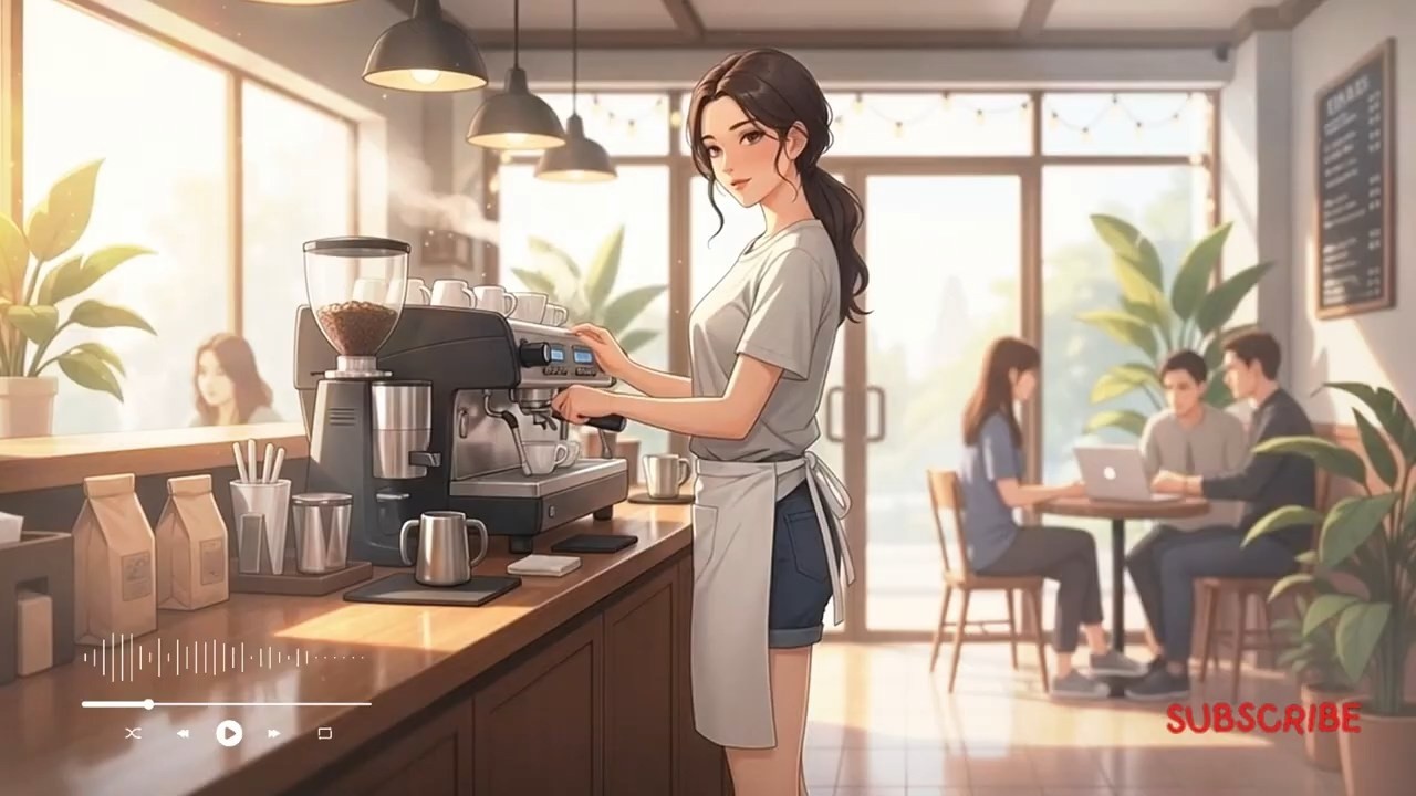ดนตรีสบายๆ วันทำงาน Coffee Shop Vibes: Sharp Beats for Bright Days