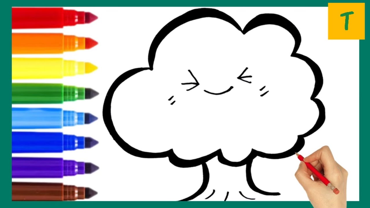 How to draw a cute Tree Easy || Drawing Tree || Drawing for kids