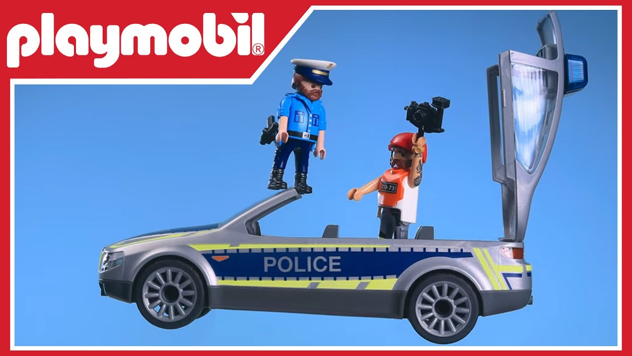 Neue Folge | Polizeiauto-Rampen-STUNT! | Playmobil | Stadtaktion