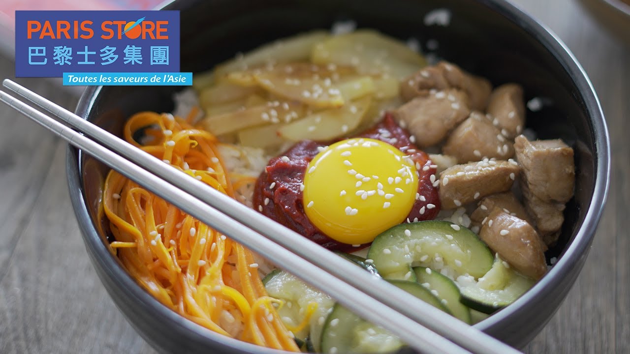 Bibimpap - recette coréenne facile par Paris Store
