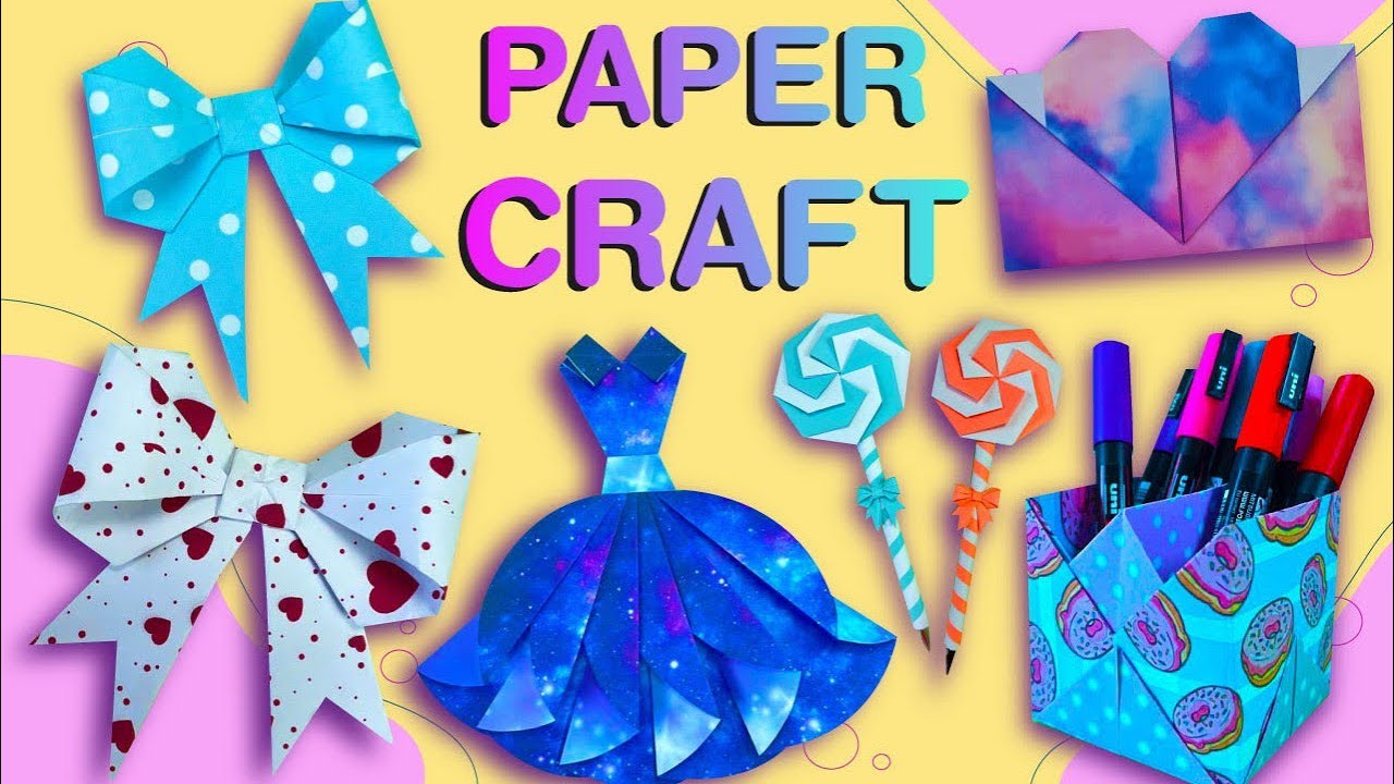 10 DIY FUNNY PAPER CRAFTS IDEAS WHEN YOU'RE BORED