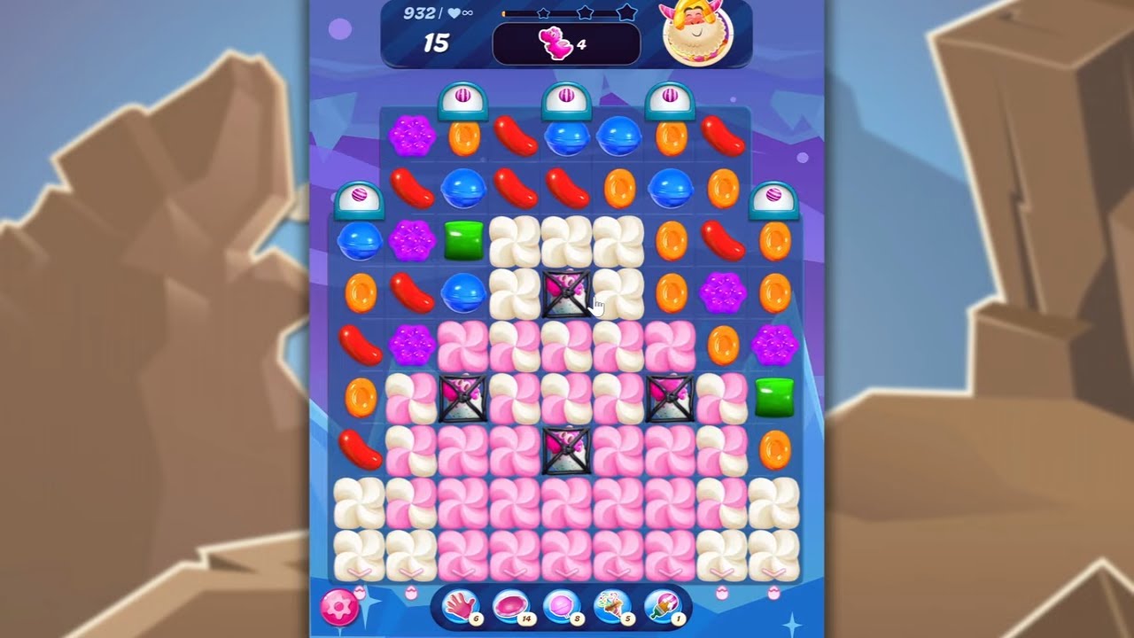 Candy Crush Saga LEVEL 932 NO BOOSTERS (new version)🐟☑️