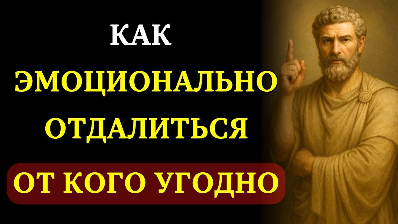 5 стоических правил, чтобы ЭМОЦИОНАЛЬНО ОТДАЛИТЬСЯ ОТ КОГО УГОДНО | Марк Аврелий | СТОИЦИЗМ