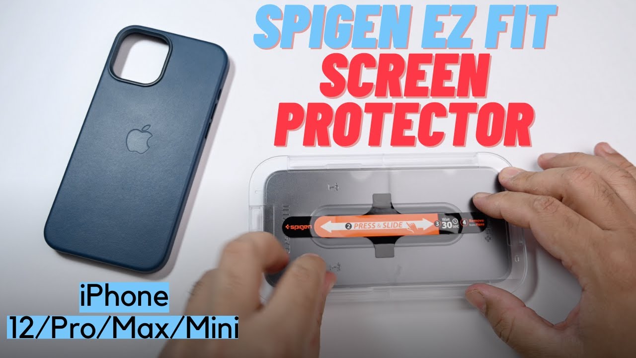 iPhone 12 Screen Protector - Spigen EZ Fit Tempered Glass Review and Installation