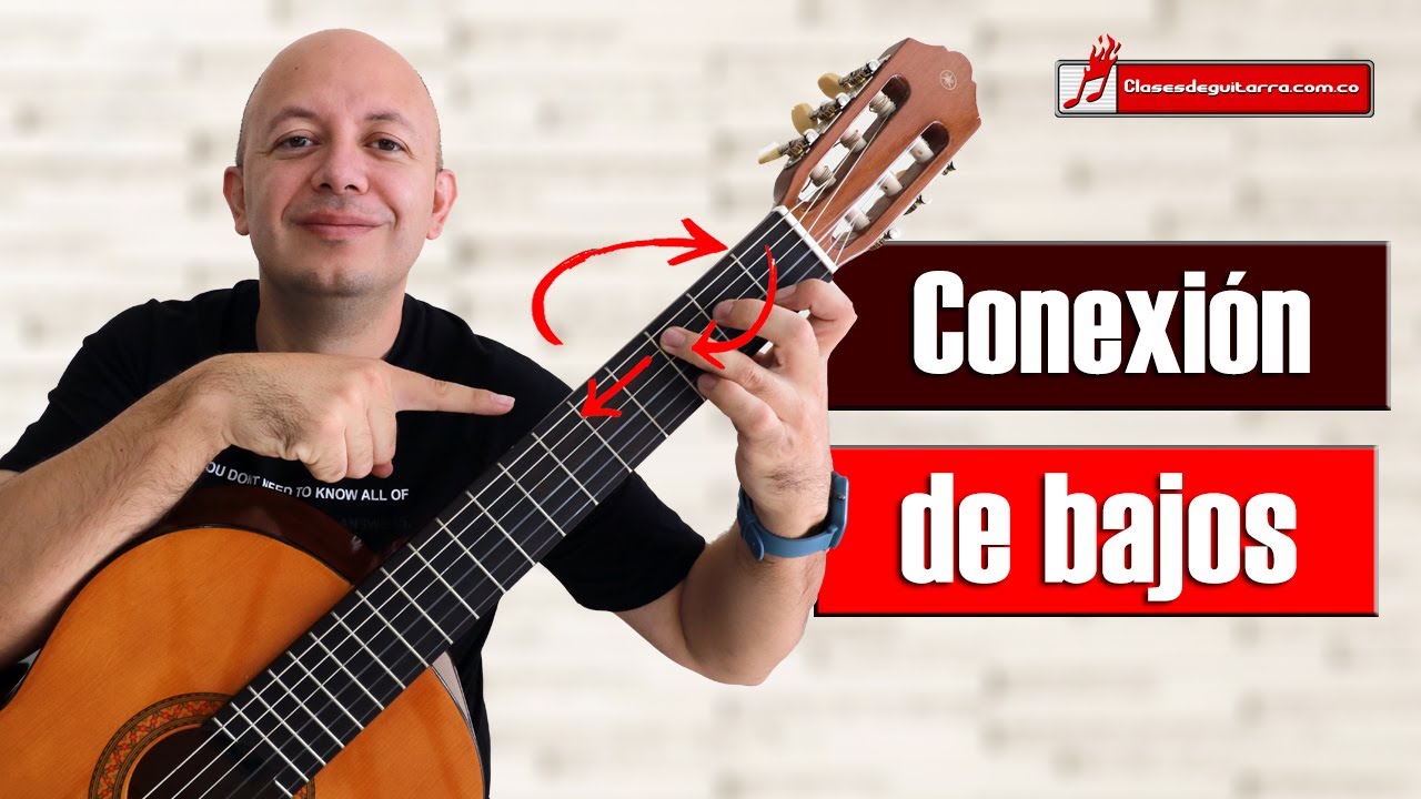 Aprende a conectar los acordes por los bajos o bajear