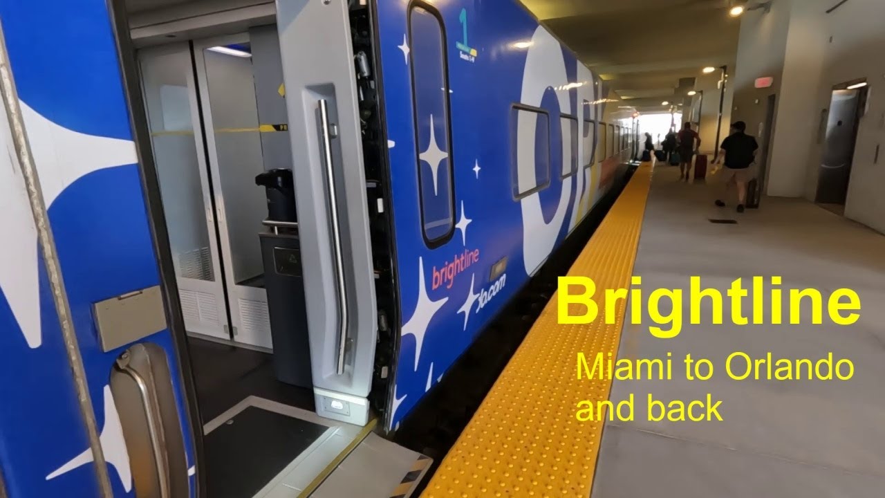 Brightline Train | Miami to Orlando and back in both Smart and Premium classes