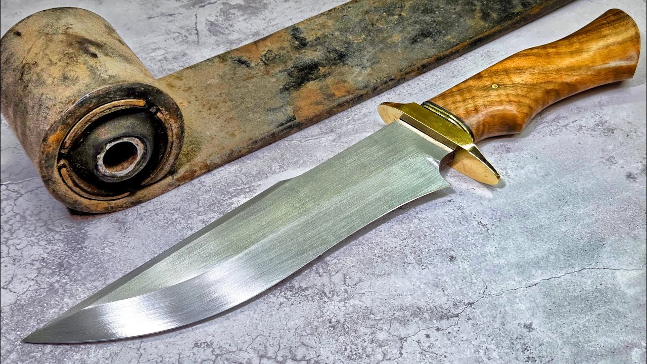 Making a Bowie Knife from a Truck Leaf Spring