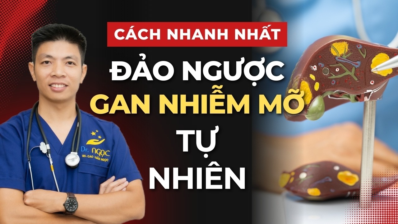 Cách nhanh nhất để đảo ngược gan nhiễm mỡ một cách tự nhiên | Dr Ngọc