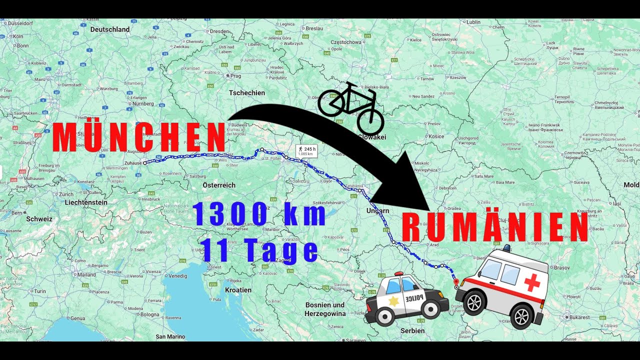 Angebellt, zerstochen und fast überfahren: RADREISE MÜNCHEN  - RUMÄNIEN 2025