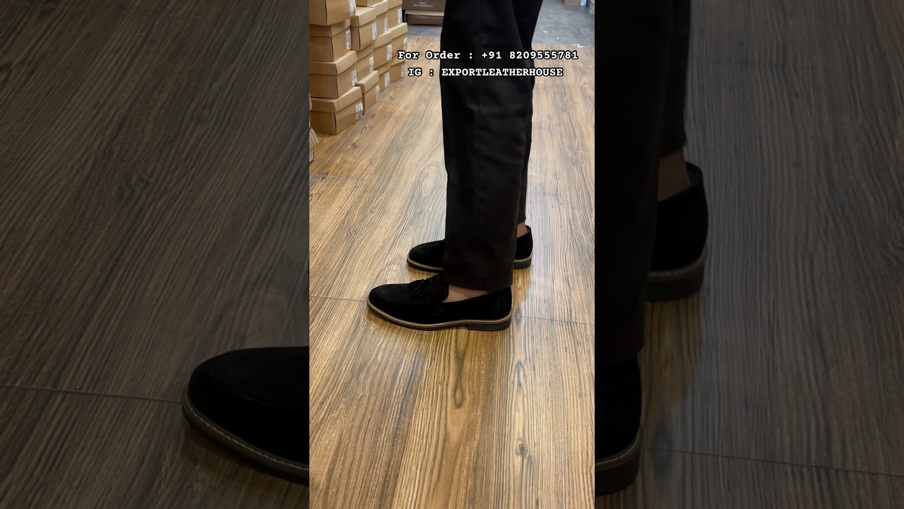 New Tessel Black Loafer |international export leather house #shoes #footwear #loafer #tesselloafer